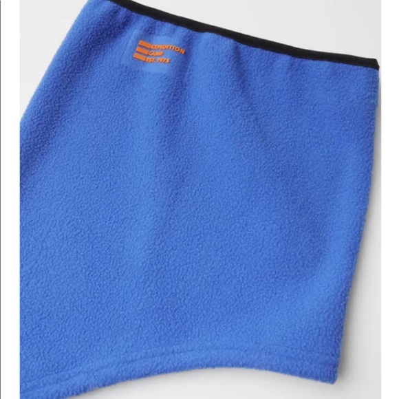 Zara Kids Blue Embossed Fleece Neck Warmer 1-5 Years/ S - Picture 5 of 5